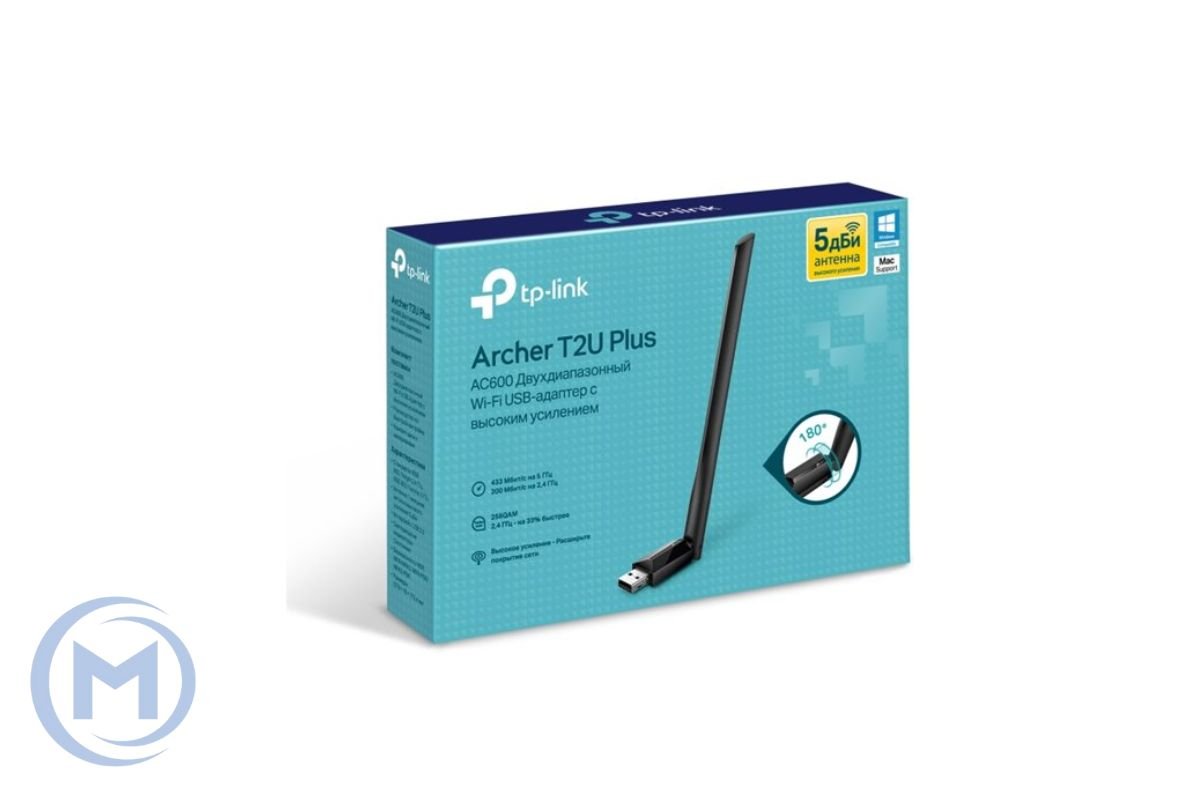 Беспроводной сетевой адаптер TP-LINK Archer T2U Wi-Fi 600Мб USB