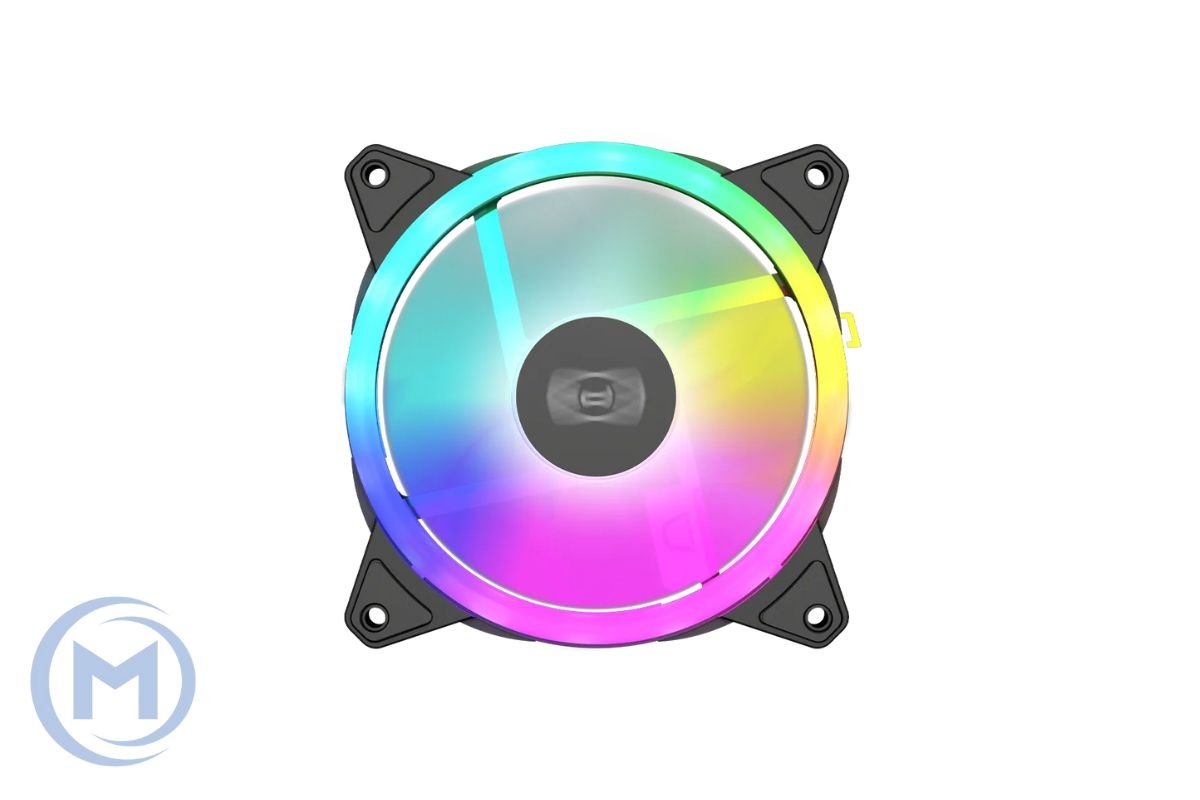 Кулер Для Корпуса Aerocool, Saturn 12F Drgb Molex+3P, 120Мм, 1000±10%Об.Мин, 35.8Cfm, 19.6Dba, 120Х120Х25Мм, Чёрный