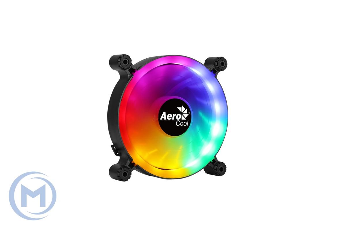 Кулер Для Корпуса Aerocool, Spectro 12 Frgb Molex, 120Мм,1000±10%Об.Мин, 35,8Cfm, 19.6Dba, Molex, 120Х120Х25Мм, Чёрный