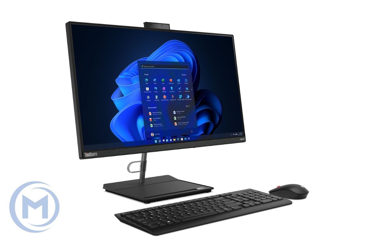 Моноблок Lenovo Aio Thinkcentre Neo 30A-24 I7-1260P(Up To 4,7Ghz) 64Gb Ddr4, 1Tb Nvme M.2 Ssd, 23.8" Fhd Ips, Intel Iris Xe Graphics, Wf, Bt, Dvdrw, Lan, Dos, Клав+Мышь Eng-Ar, Черный