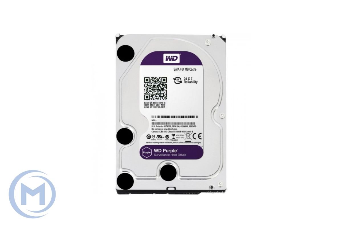                 WD 6TB 5400rpm 64MB WD62PURX PURPLE SURVEILLANCE SATA3