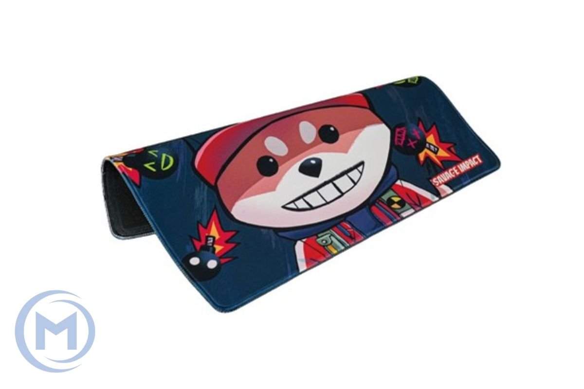 A4TECH BLOODY SAVAGE IMPACT BP-45 PROXY BOOM FIRE RED ELITE PRECISION GAMING MOUSE PAD (450x400x5mm)