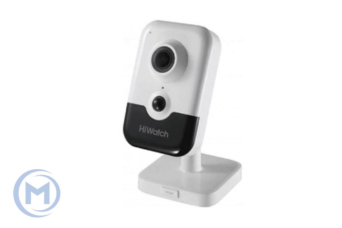 IP camera HIWATCH DS-I214(C)(2.8mm) кубическая 2MP,IR 10M,PoE,microSD,MIC-SPEAK,PIR