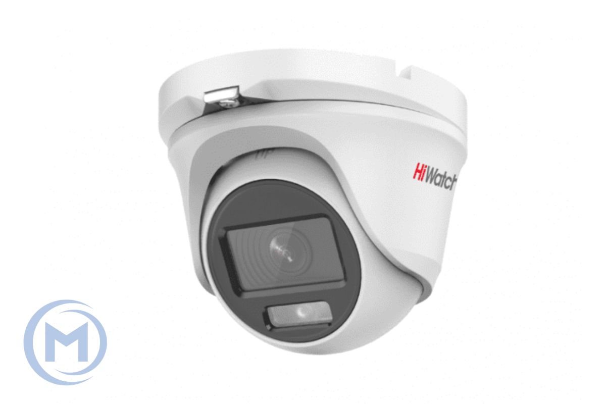 HD-TVI camera HIWATCH DS-T203L (2.8mm) купольн,уличная 2MP,LED 20M,ColorVu