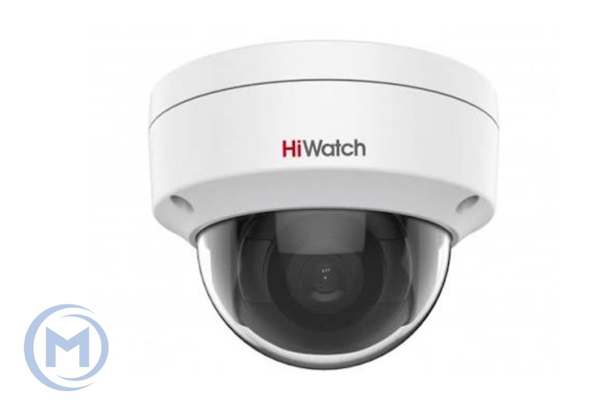 IP camera HIWATCH DS-I202 (E) (2.8mm) купольная,антивандальная 2МП,IR 30M