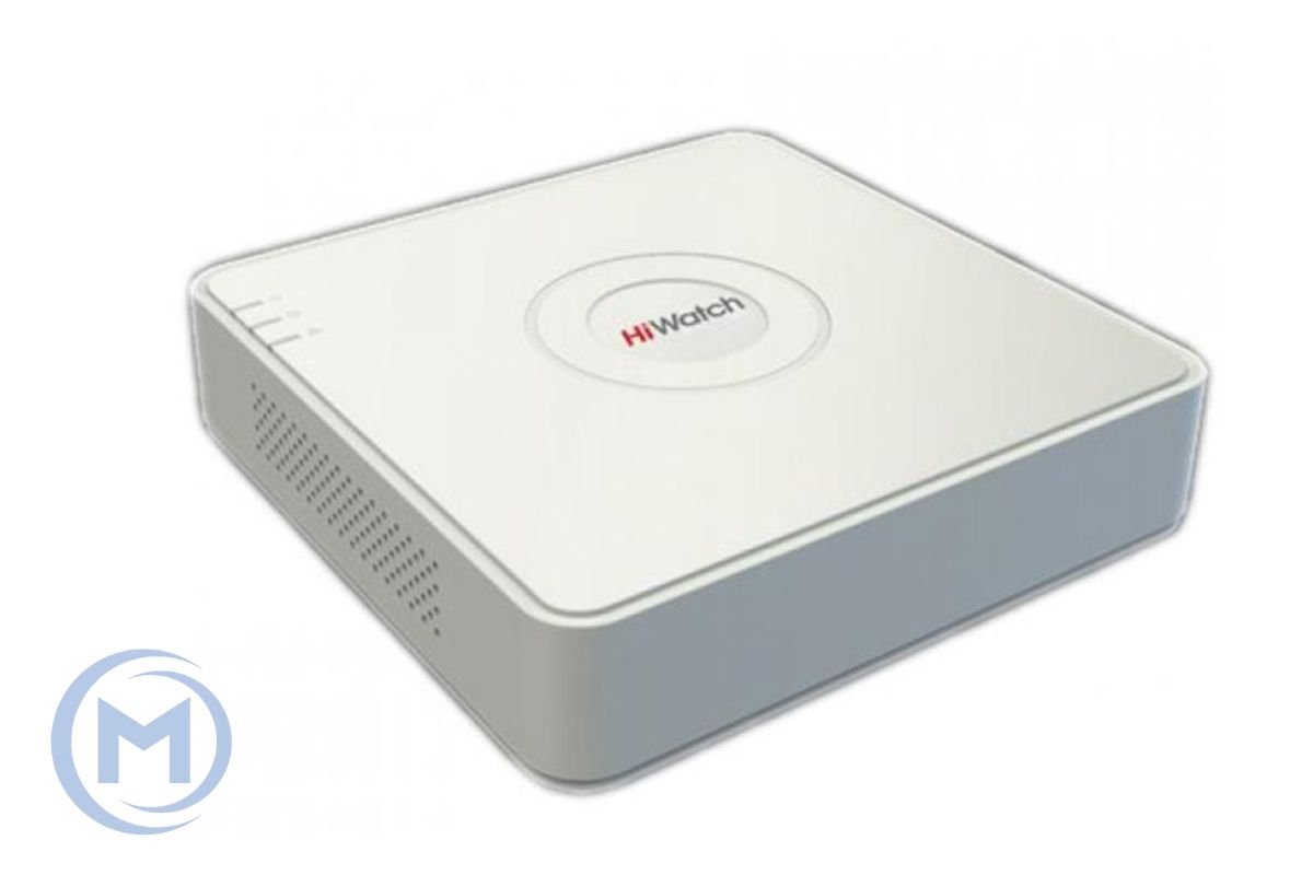 NVR HIWATCH DS-N308/2P(D) (80mbps,8 IP,1ch/8MP,4ch@1080P,8PoE,2HDD upto 6TB,GLAN,H.265)
