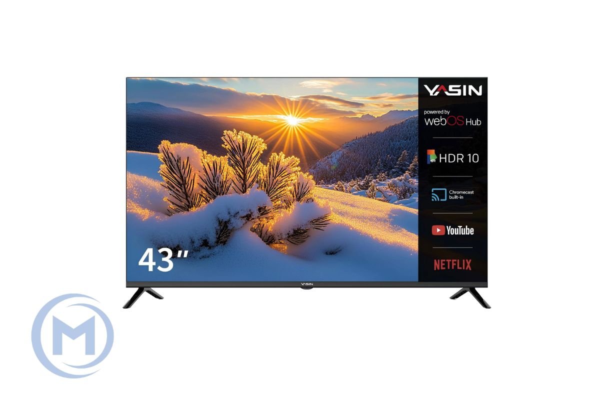 YASIN LED TV 43UD81 43" FHD 1920x1080, WebOS 450 cd/m2  1000000:1 6ms 178/178 DVB-T2/C/S2 WiFi