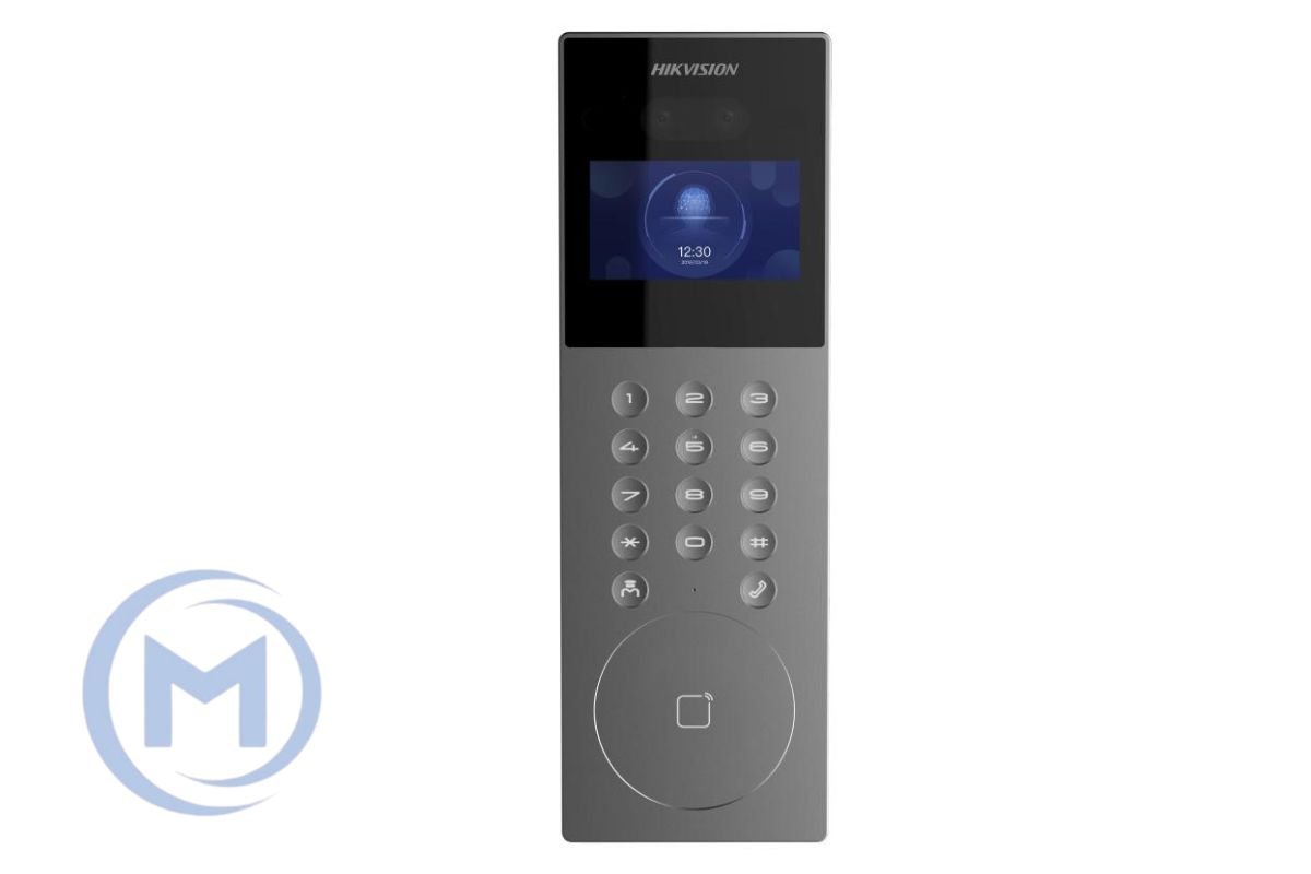 IP многоквартирная вызывная панель HIKVISION DS-KD9203-ME6 (STD) 2MP,распозн.лиц,Mifare,IP65,METAL