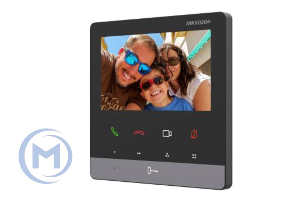 IP монитор видеодомофона HIKVISION DS-KH6110-WE1 4,3" touch screen,POE,WIFI,Hik-Connect