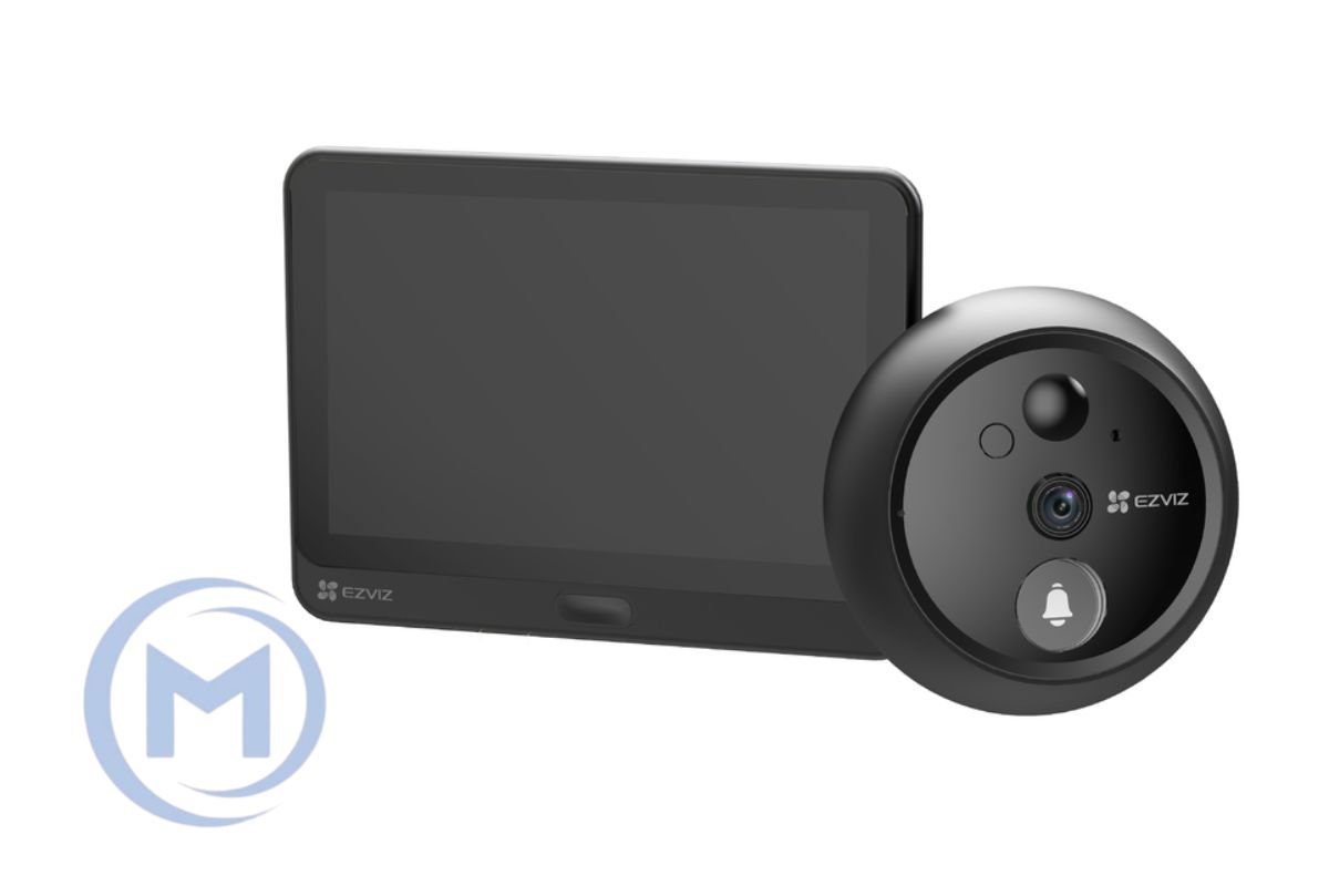 Видеодомофон-дверной глазок EZVIZ DP2C  IP WIFI   CS-DP2C-A0-6E2WPFBS