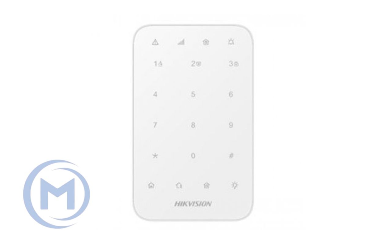 HIKVISION AX PRO 868MHz DS-PK1-E-WE(O-STD) WHITE клавиатура охранной панели беспроводная