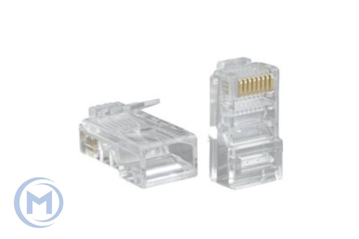 RJ- 45 Connector HSD HC-CO-621 CAT6 8P8C Gold plated, Copper Metal Shield экранированный