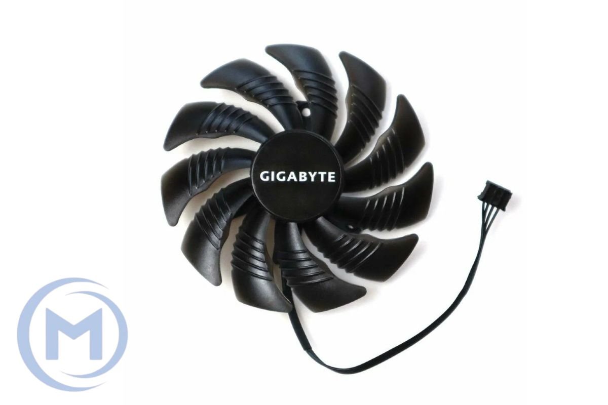 Кулер видеокарты GeForce GTX1650 SUPER (Gigabit) 88 mm, 1 Fan, 3-pin (с радиатором)