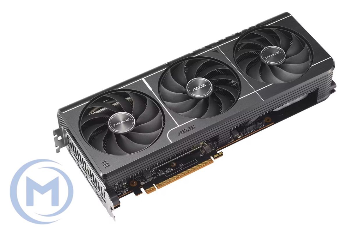 ASUS PRIME AMD Radeon RX 9070 XT OC Edition 16GB GDDR6 256-bit Engine Clock 3030MHz, Memory Speed 20000MHz, Triple Fan, Stainless Steel Vented Backplate, Dual BIOS, Axial-tech fan, PCI Express 5.0, OpenGL®4.6, GPU Tweak 3, HDCP 3x DisplayPort 1xHDMI [90YV
