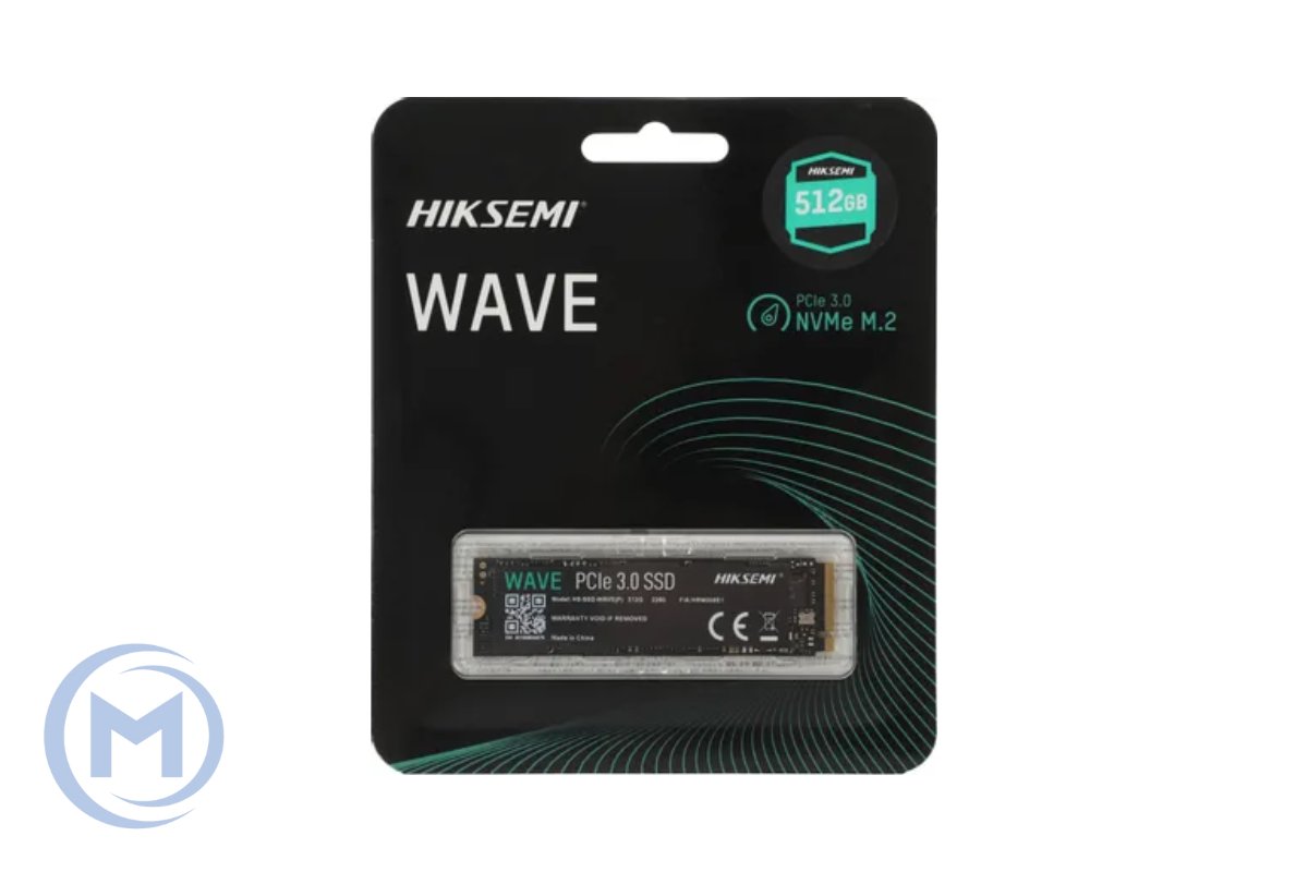 SSD HIKSEMI (HIKVISION) HS-SSD-WAVE(P) 512G 3D NAND NVME M.2 2280 R/Wr: 2500/1025MB/s
