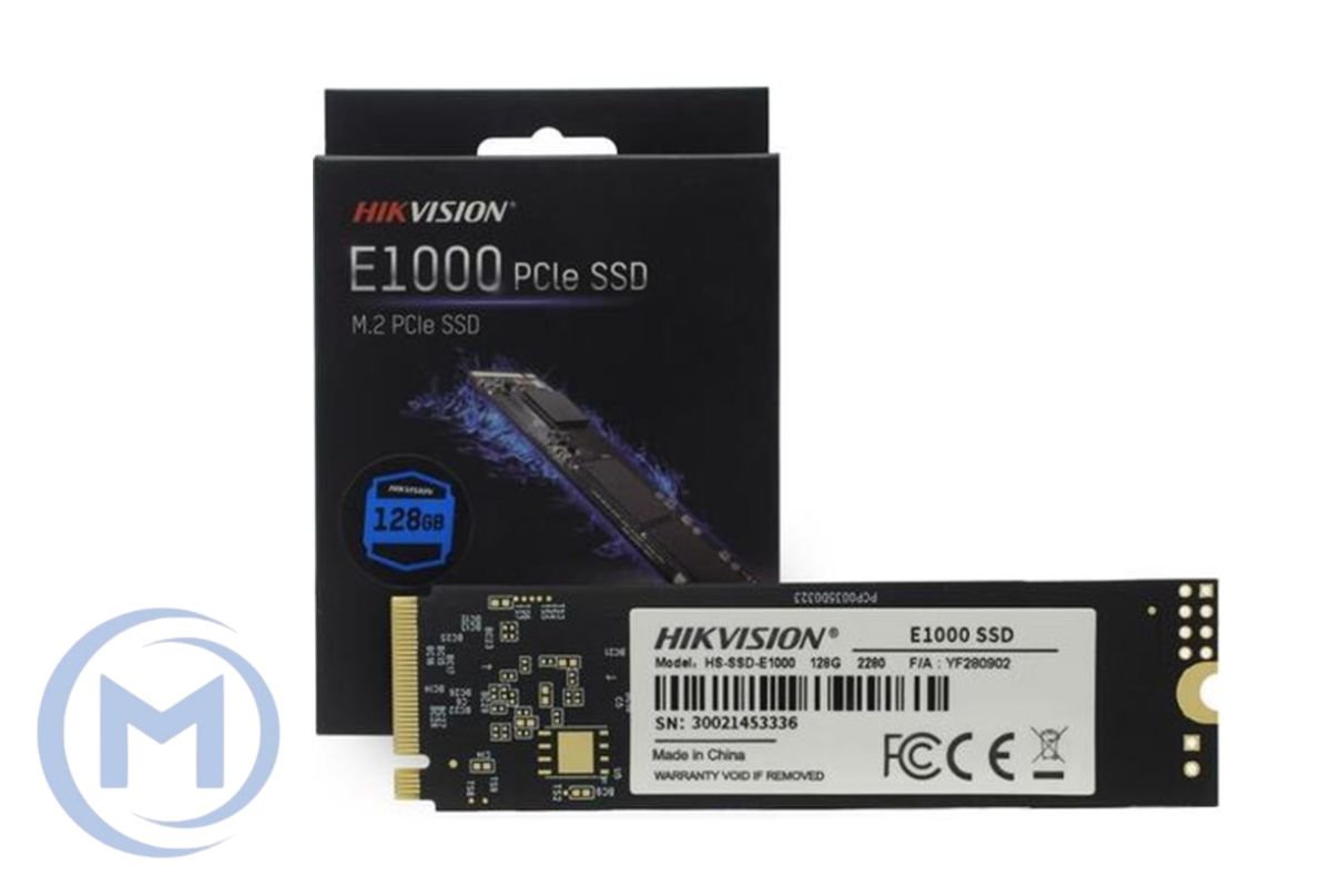 Hikvision 128GB PCIe NVMe Gen3x4 M.2 2280 RW Speed up to 990MB/650MB/s, [HS-SSD-E1000]