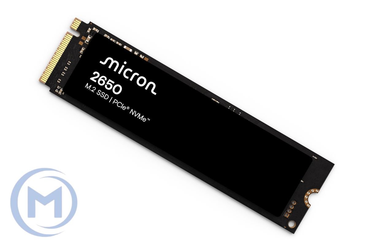 Micron 2650(Crucial) 512GB PCIe NVMe Gen4x4, M.2 2280, Read/Write up to 6200/4000MB/s, [MTFDKBA512TGW] OEM