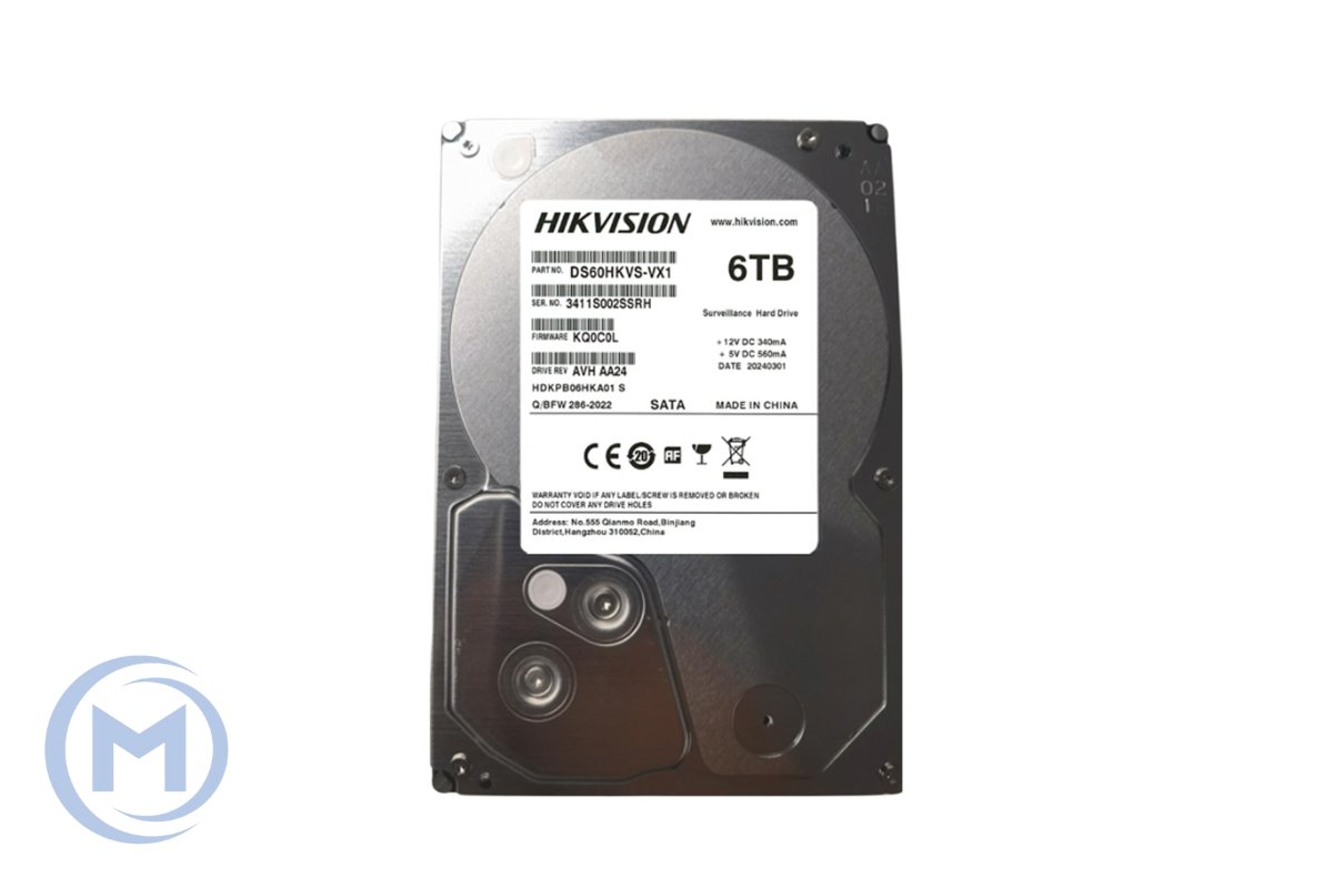 Hikvision 6TB  5400prm 256MB DS60HKVS-VX1 SATA3