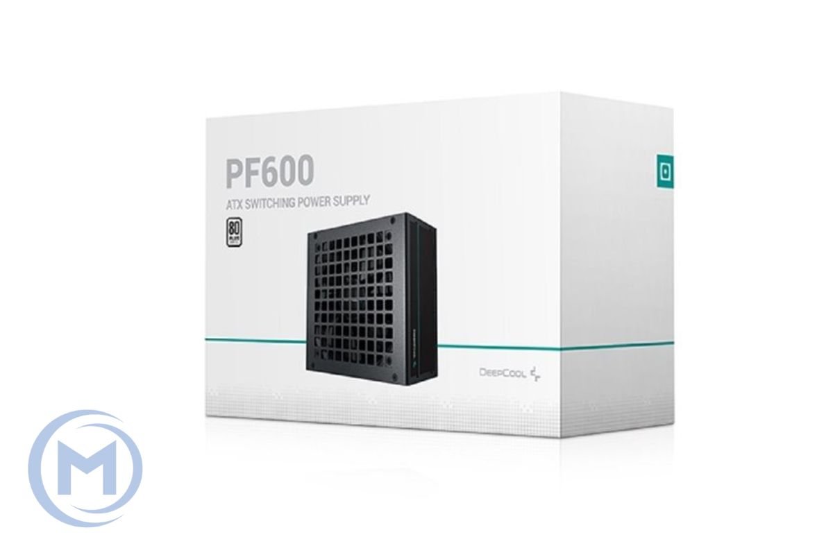 Power Unit DEEPCOOL PF600D 600W 80 PLUS certified 200-240V/ATX12V 2.3 & SSI EPS 12V Black flat