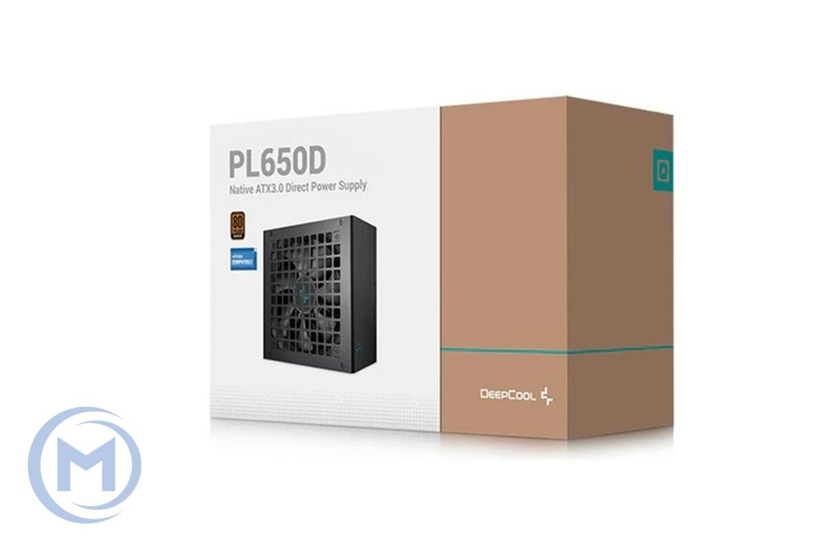 Power Unit DEEPCOOL PF650D 650W 80 PLUS certified 200-240V/ATX12V 2.3 & SSI EPS 12V Black flat