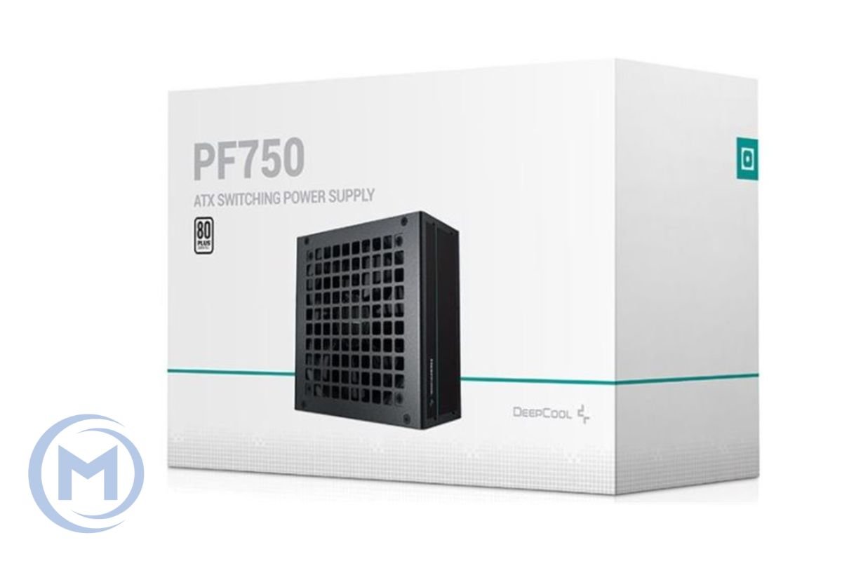 Power Unit DEEPCOOL PF750D 750W 80 PLUS certified 200-240V/ATX12V 2.3 & SSI EPS 12V Black flat