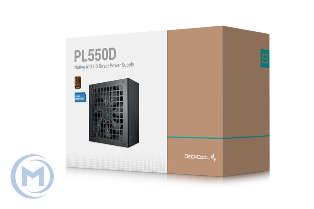 Power Unit DEEPCOOL PL550D 550W 80 PLUS BRONZE certified 100-240V/ATX12V 3.0 & SSI EPS 12V