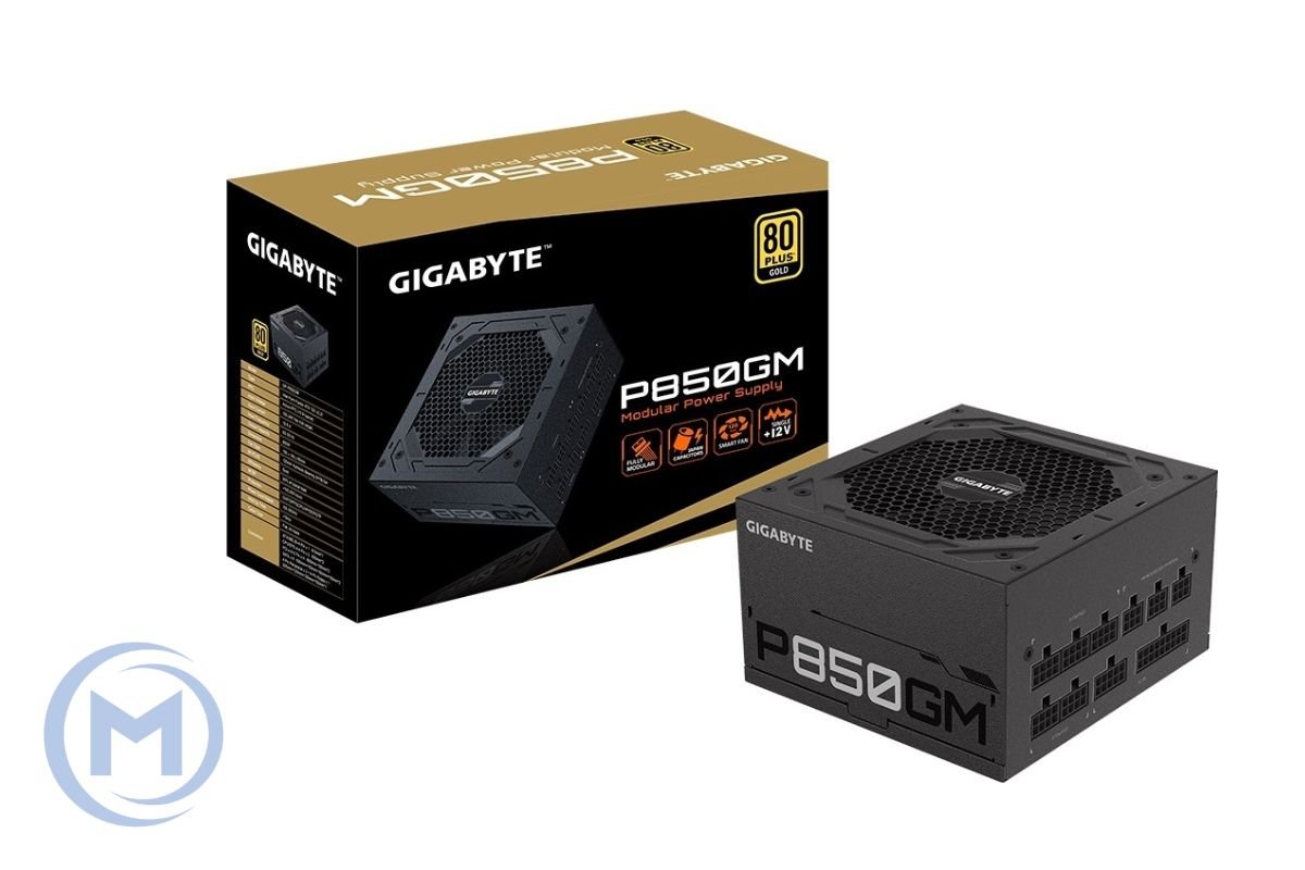 Power Unit GIGABYTE GP-P850GM 850W 80 PLUS GOLD certified 100-240V ATX