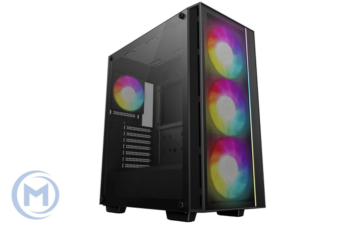 DEEPCOOL ATX  MATREXX 55 V4 w/o PSU 2*USB 3.0 3×140mm + 1×120mm ARGB PWM fans