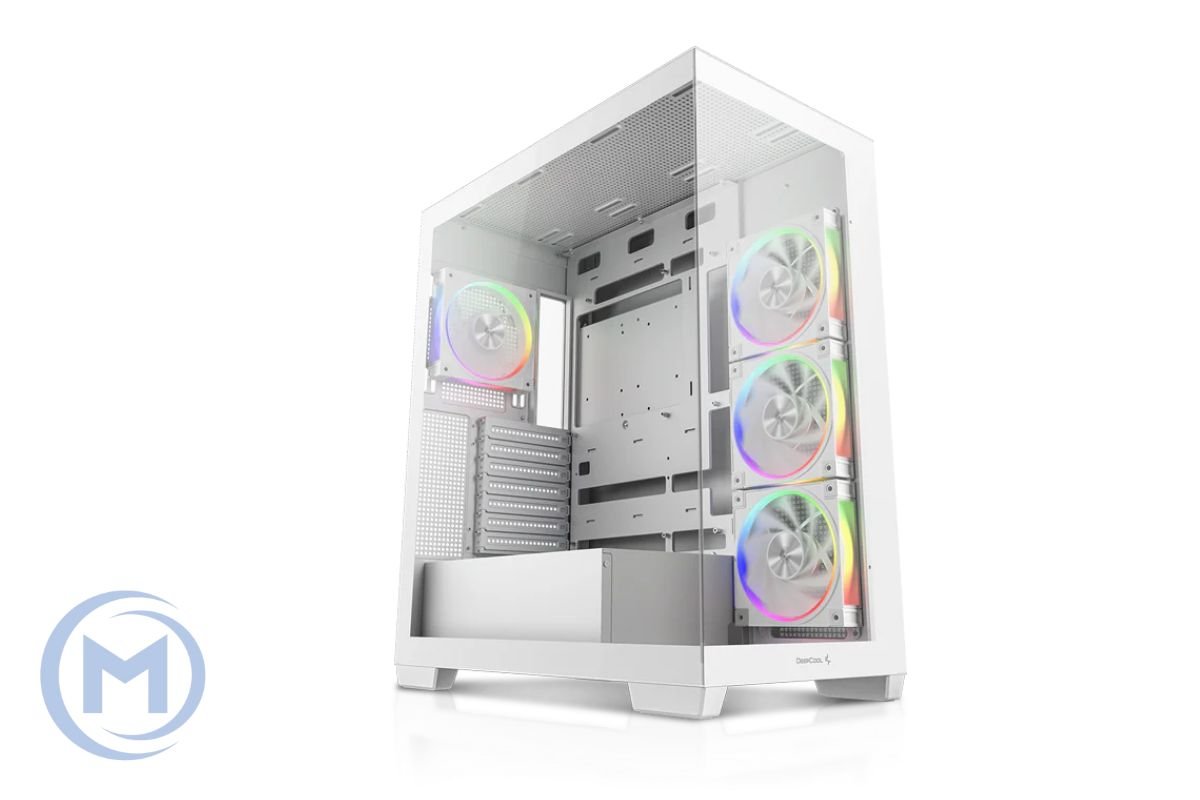 DEEPCOOL ATX CG580 4F V2 WH WHITE w/o PSU USB3.0×2 Front , Type-C + 120mm*3 fans