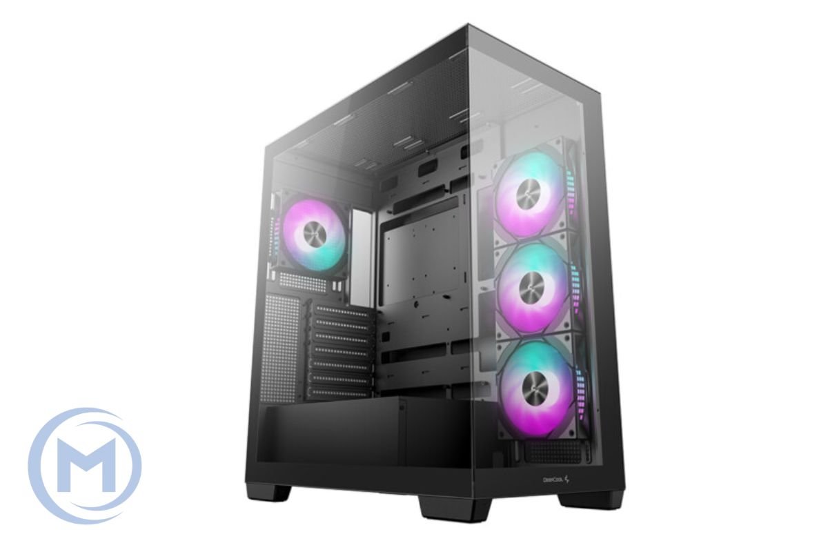 DEEPCOOL ATX CG580 4F w/o PSU USB3.0×2 Front , Type-C + 120mm*3 fans