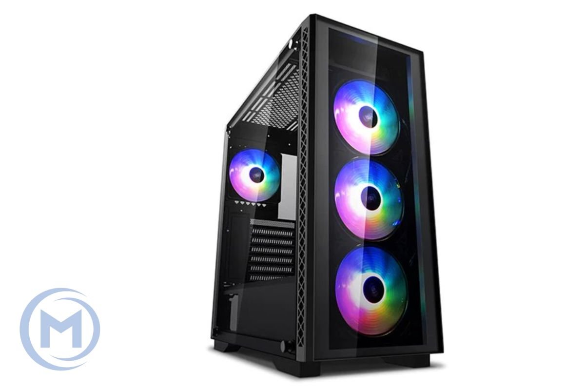 DEEPCOOL ATX MATREXX 50 ADD-RGB 4F w/o PSU 1*USB 3.0  4*ADD-RGB FAN Glass front panel Fully black
