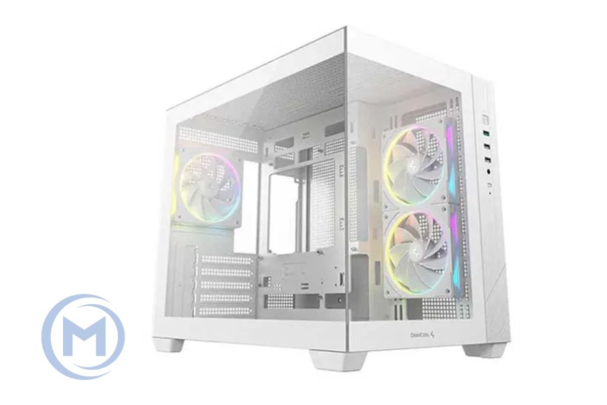 DEEPCOOL MATX CG330 3F WH WHITE  w/o PSU USB3.0×2 Front + 3×120mm ARGB FANS