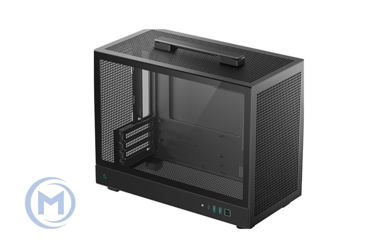 DEEPCOOL MATX CH160 PLUS w/o PSU USB 3.0  Front Type-C, Mesh panel