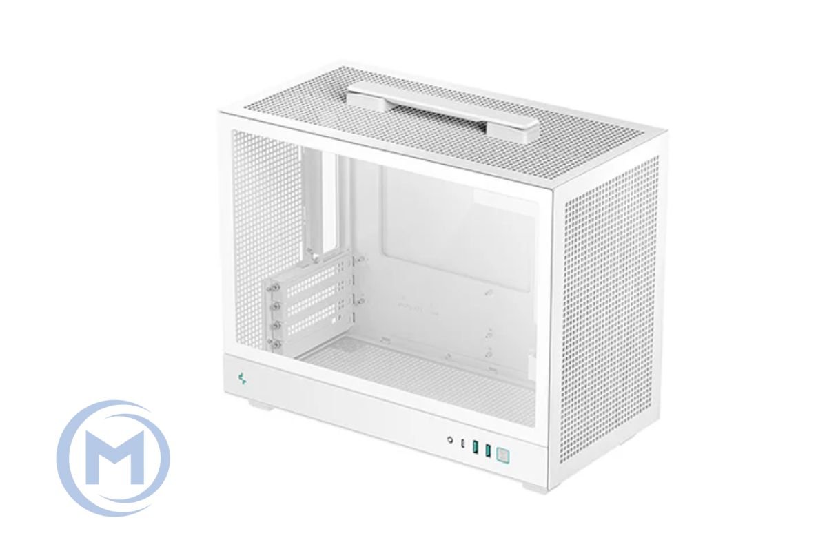 DEEPCOOL MATX CH160 PLUS WH WHITE w/o PSU USB 3.0  Front Type-C, Mesh panel