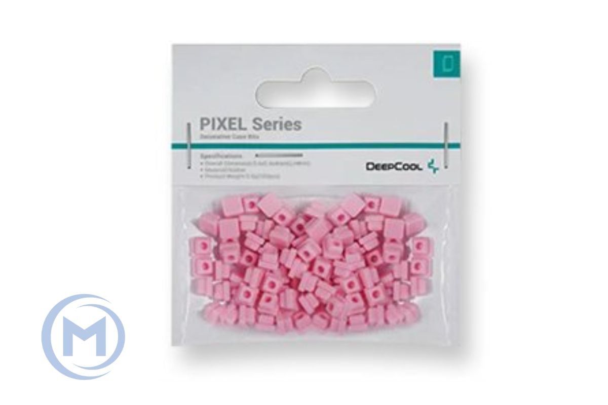 Декоративный резиновый элемент DEEPCOOL PIXEL PK для корпусов DEEPCOOL MESH (100 pcs pack), розовый