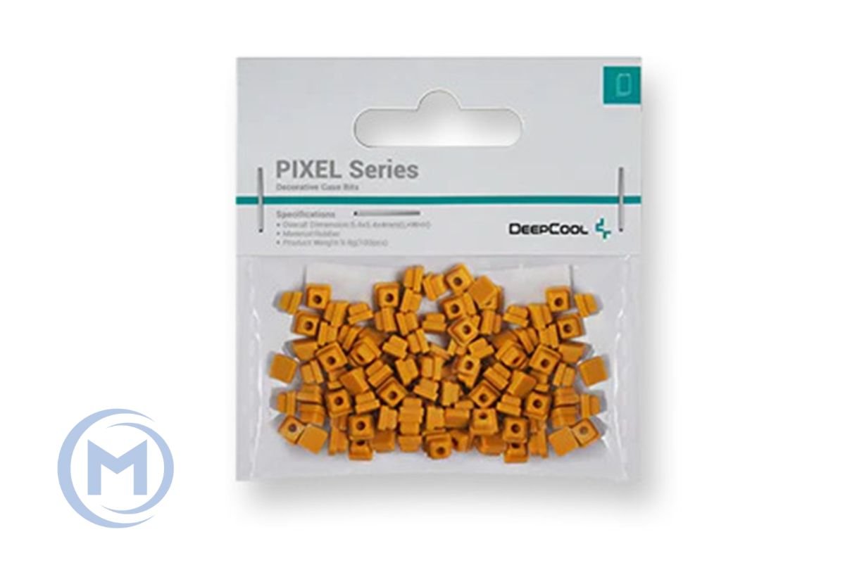 Декоративный резиновый элемент DEEPCOOL PIXEL PO для корпусов DEEPCOOL MESH (100 pcs pack), оранж.