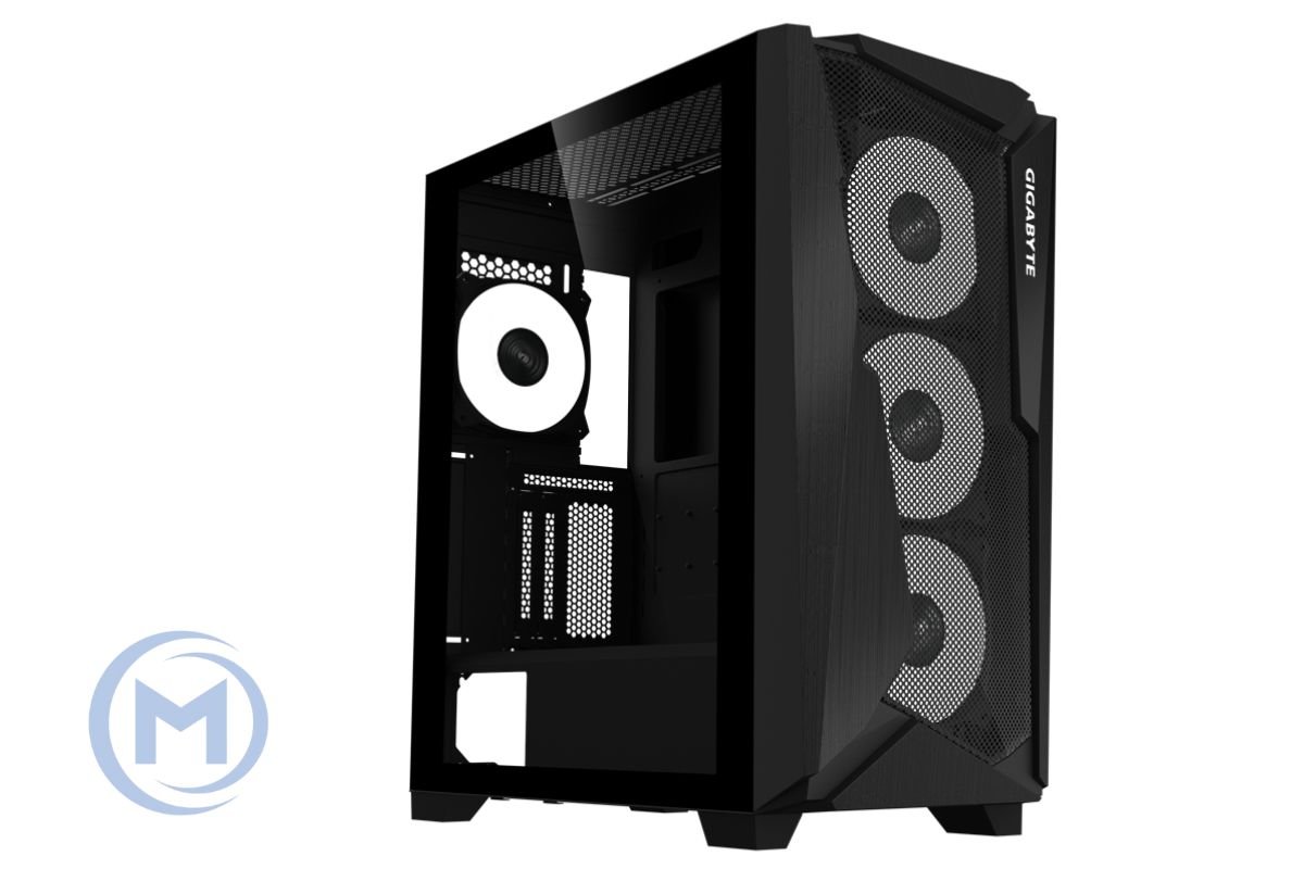 GIGABYTE E-ATX C301G 4x120mm ARGB 2xUSB 3.1 BLACK