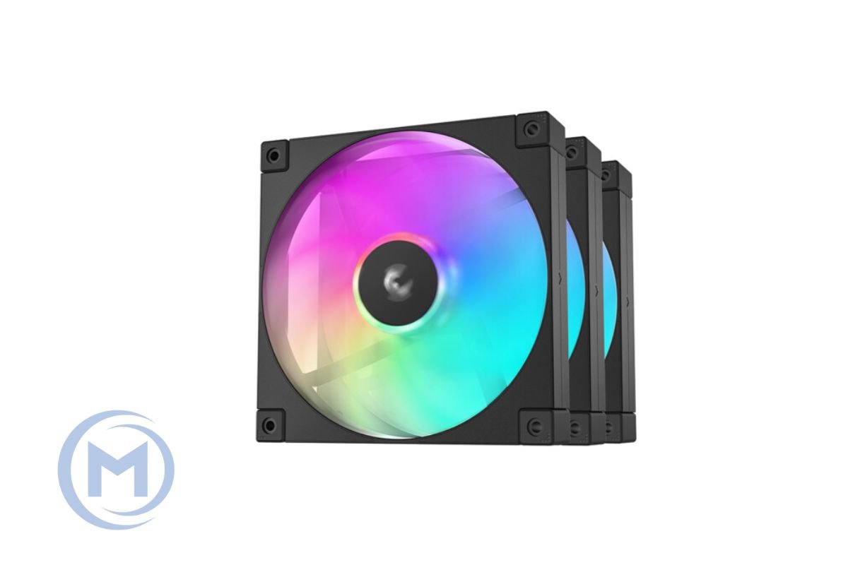 Cooler for PSU/CASE DEEPCOOL FD14(3 IN 1 SET) ARGB PWM HDB BLACK 400-1650rpm 140mm