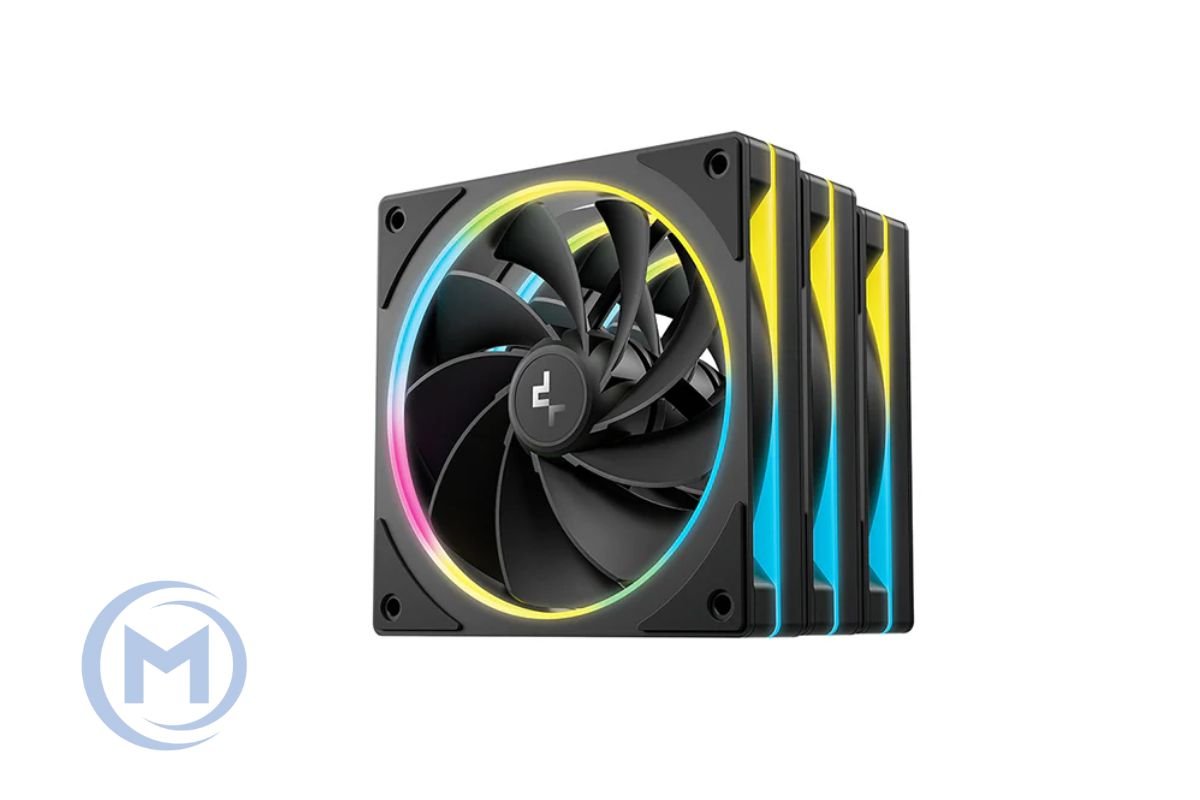 Cooler for PSU/CASE DEEPCOOL FL12 SE(3 IN 1 SET) PWM BLACK ARGB 400-1900rpm 120mm
