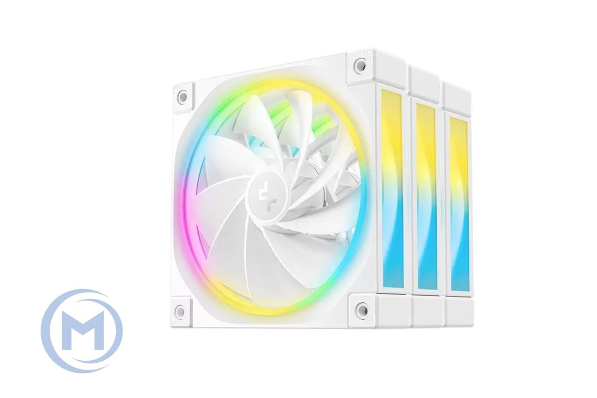 Cooler for PSU/CASE DEEPCOOL FL12R WH(3 IN 1 SET) PWM WHITE ARGB 500-2150rpm 120mm