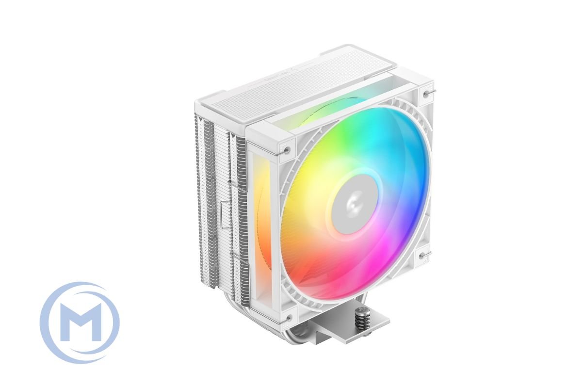 CPU cooler DEEPCOOL AG400 G2 WH WHITE ARGB LGA1700/1851/AMD 120mm PWM fan,300-1850rpm,4HP