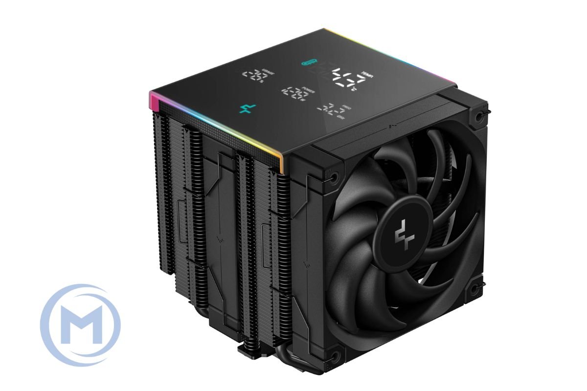 CPU cooler DEEPCOOL AK620 DIG. LGA1700/1200/115*/20**/AMD 2x120mm BLACK PWM FDB fan,500-1850rpm,6HP