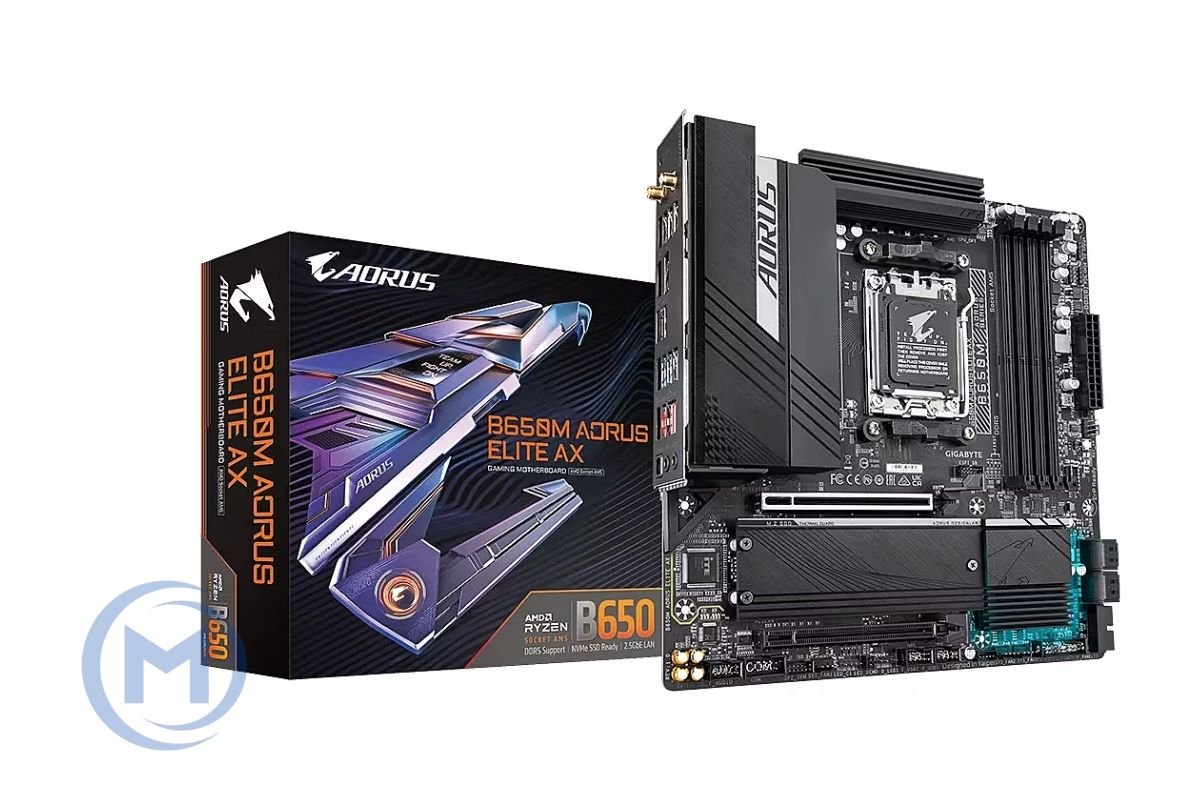 MB AM5 GIGABYTE B650M AORUS ELITE,4xDDR5,14xUSB,mATX,2xM.2,2xPCIe16x DP HDMI Type-C