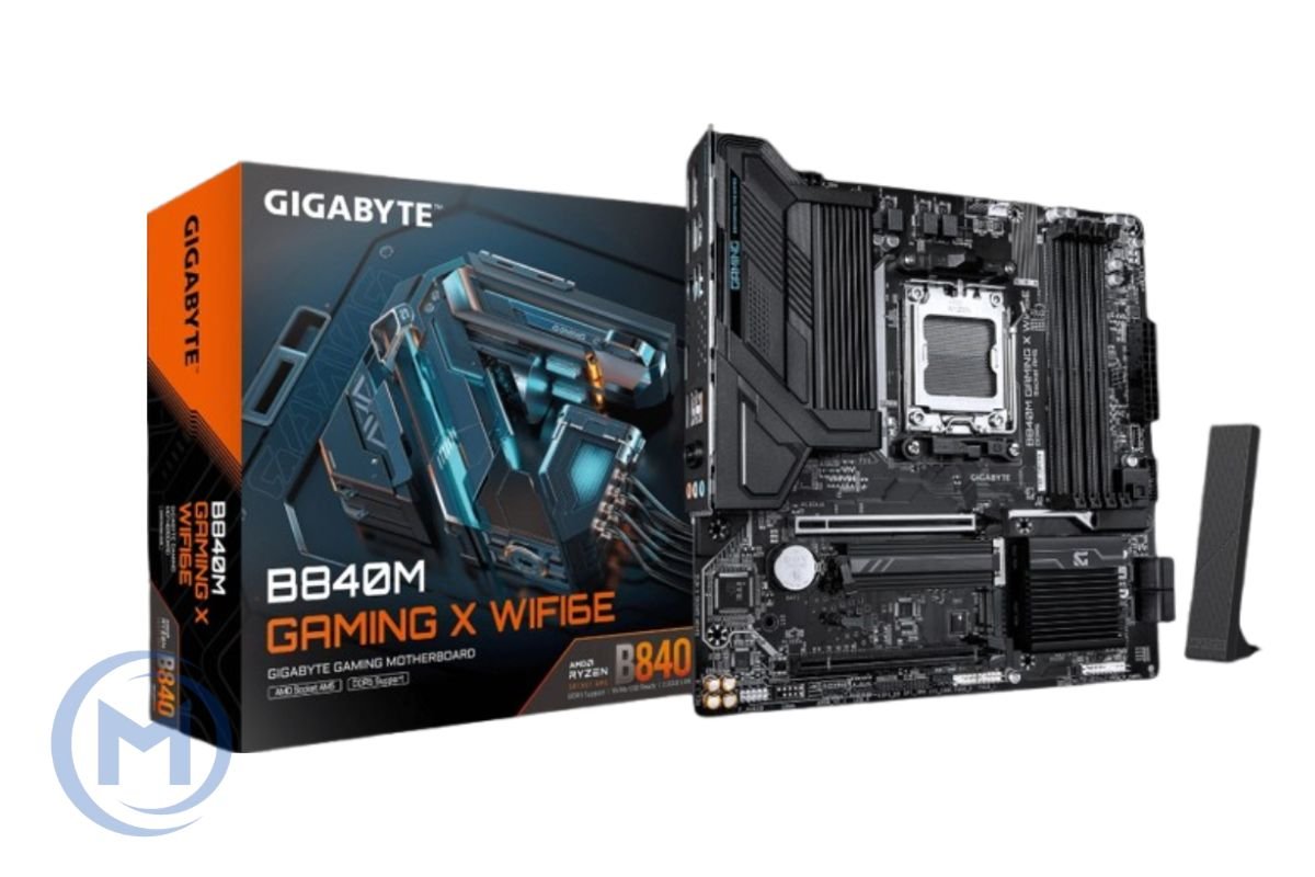 MB AM5 GIGABYTE B840M GAMING P WF6E,4xDDR5,10xUSB,mATX,M.2,4xSATA,PCIe16x, PCIe1x 2xDP HDMI Type-C