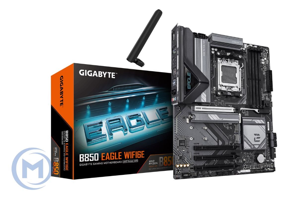 MB AM5 GIGABYTE B850 EAGLE WIFI6E,4xDDR5,15xUSB,ATX,2xM.2,4PCIe16x,DP HDMI WiFi