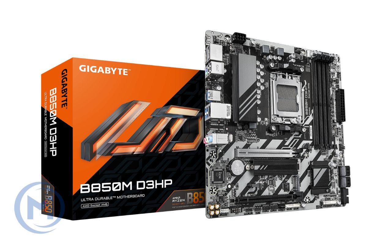 MB AM5 GIGABYTE B850M D3HP,4xDDR5,14xUSB,USB 3.2 mATX,2xM.2,PCIe16x, PCIe4x 2xDP HDMI