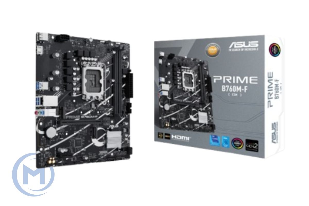 MB LGA1700 ASUS B760M-F,2xDDR5,6xUSB,2xM.2,4xSATAIII,mATX,PCIe16x, PCIe1x HDMI