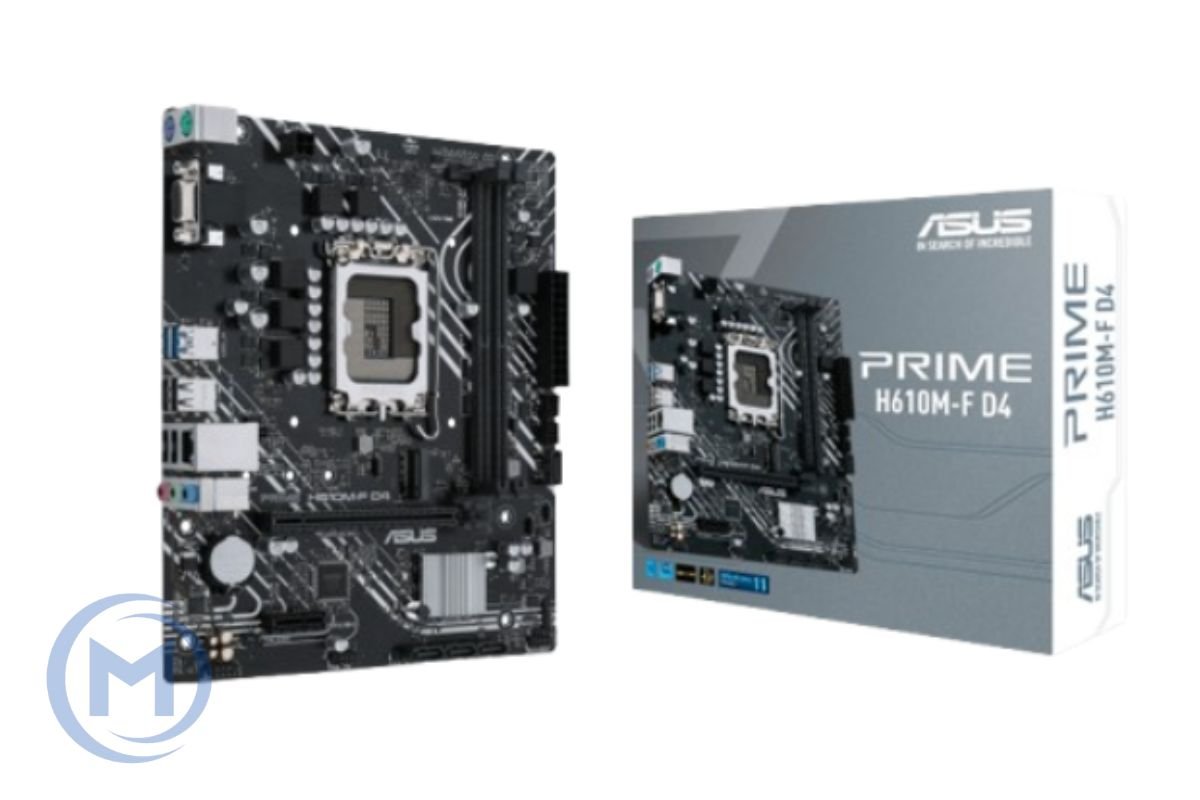 MB LGA1700 ASUS H610M-F D4 R2.0,2xDDR4,10xUSB,2xSATAIII,mATX,M.2,PCIe16x, PCIe1x, HDMI