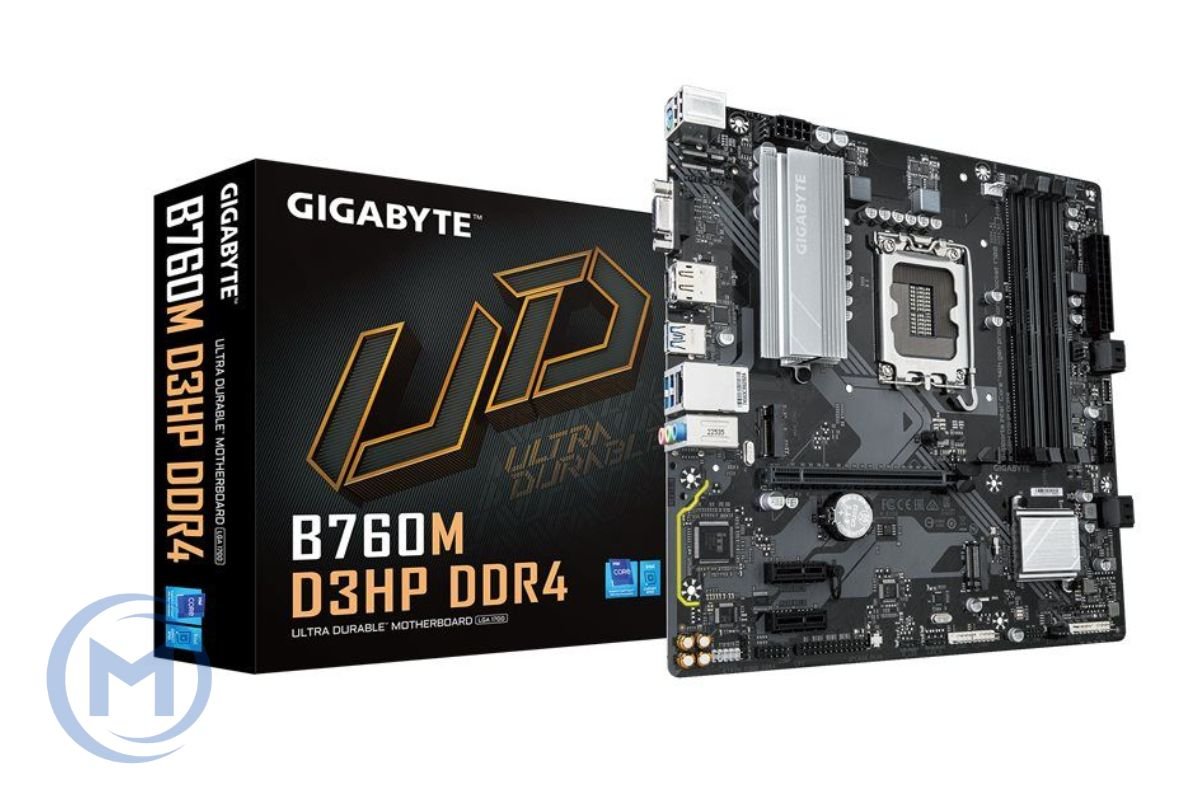MB LGA1700 GIGABYTE B760M D3HP DDR4,4xDDR4,12xUSB,4xSATAIII,mATX,M.2,PCIe16x, 2PCIe1x,VGA,HDMI,DP