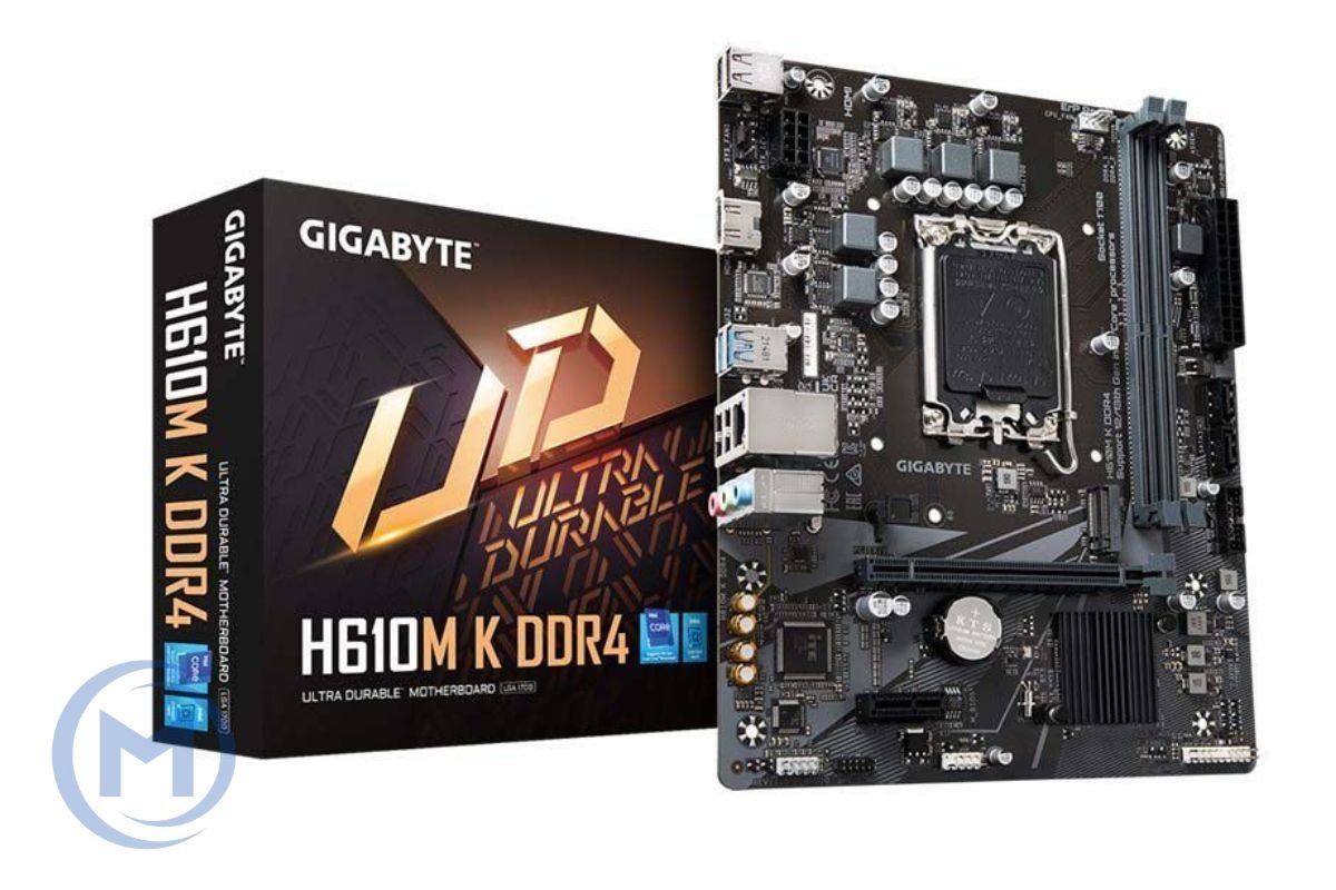 MB LGA1700 GIGABYTE H610M K DDR4,2xDDR4,12xUSB,2xSATAIII,mATX,M.2,PCIe16x, PCIe1x, HDMI